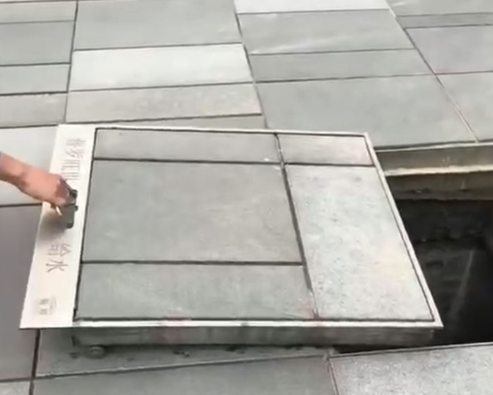 滑轮井盖